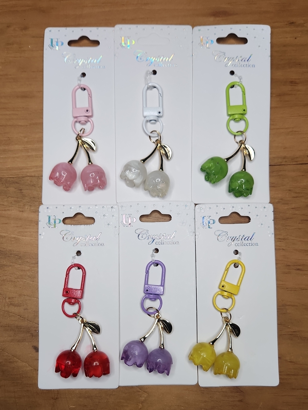 Tulip Bag/Key Charm, PRICE IS FOR ONE! CHOOSE YOUR COLOR!